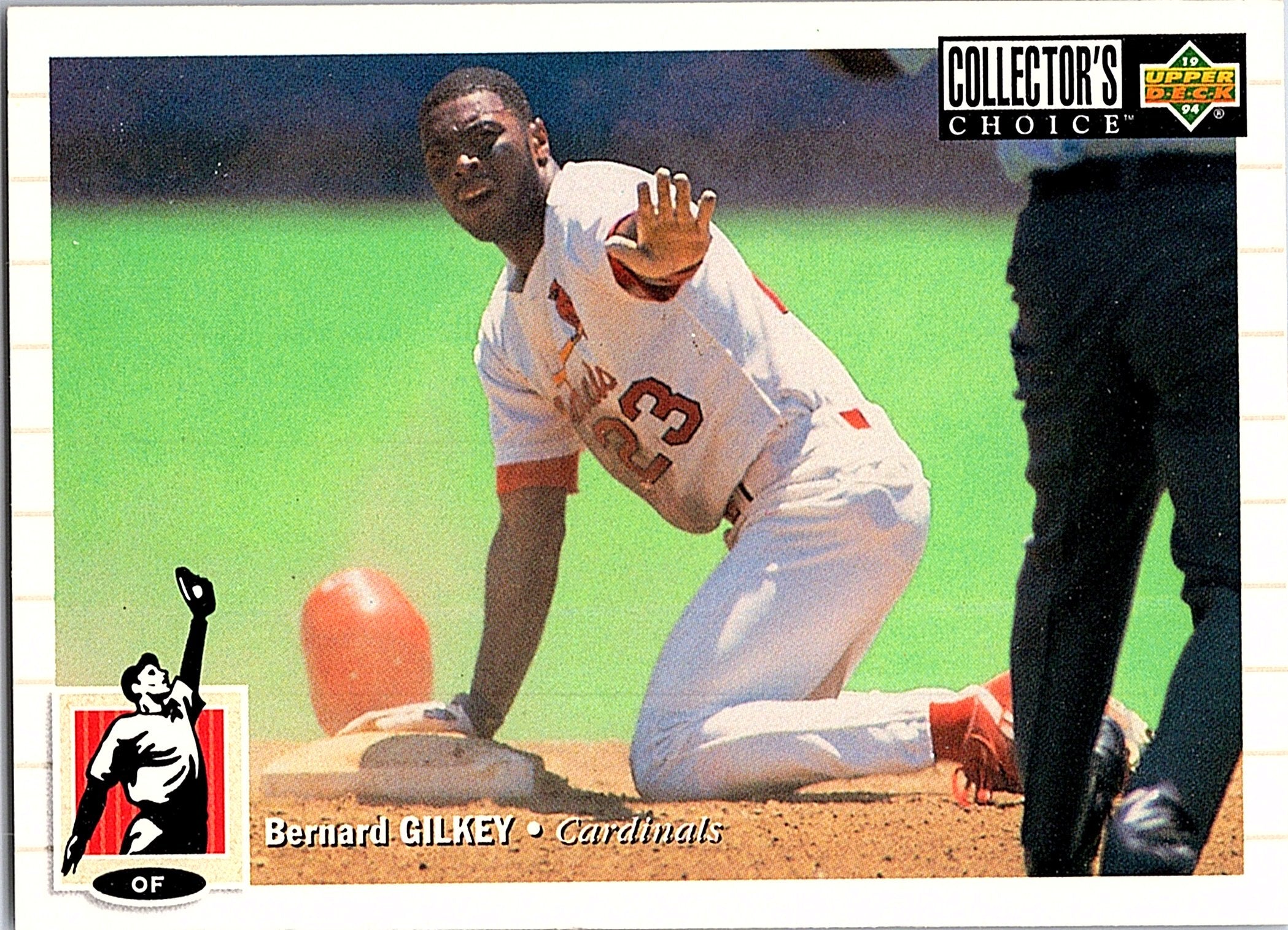1994 Collector's Choice #109 Bernard Gilkey Gold Signature