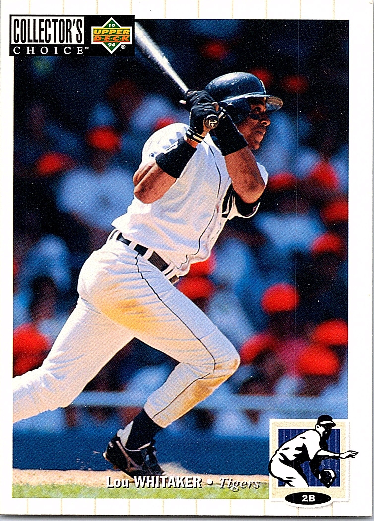 1994 Collector's Choice #291 Lou Whitaker Silver Signature