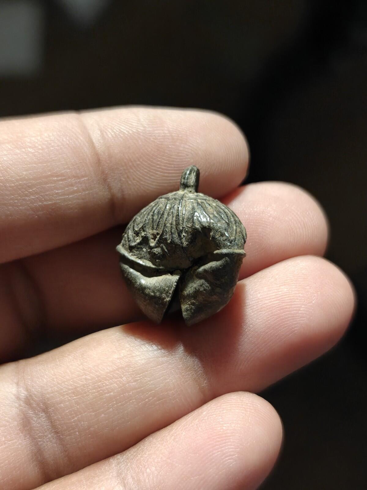 ANCIENT ROMAN BRONZE BELL AMULET 2000+ Years Old Circa 1st To 3rd Ad