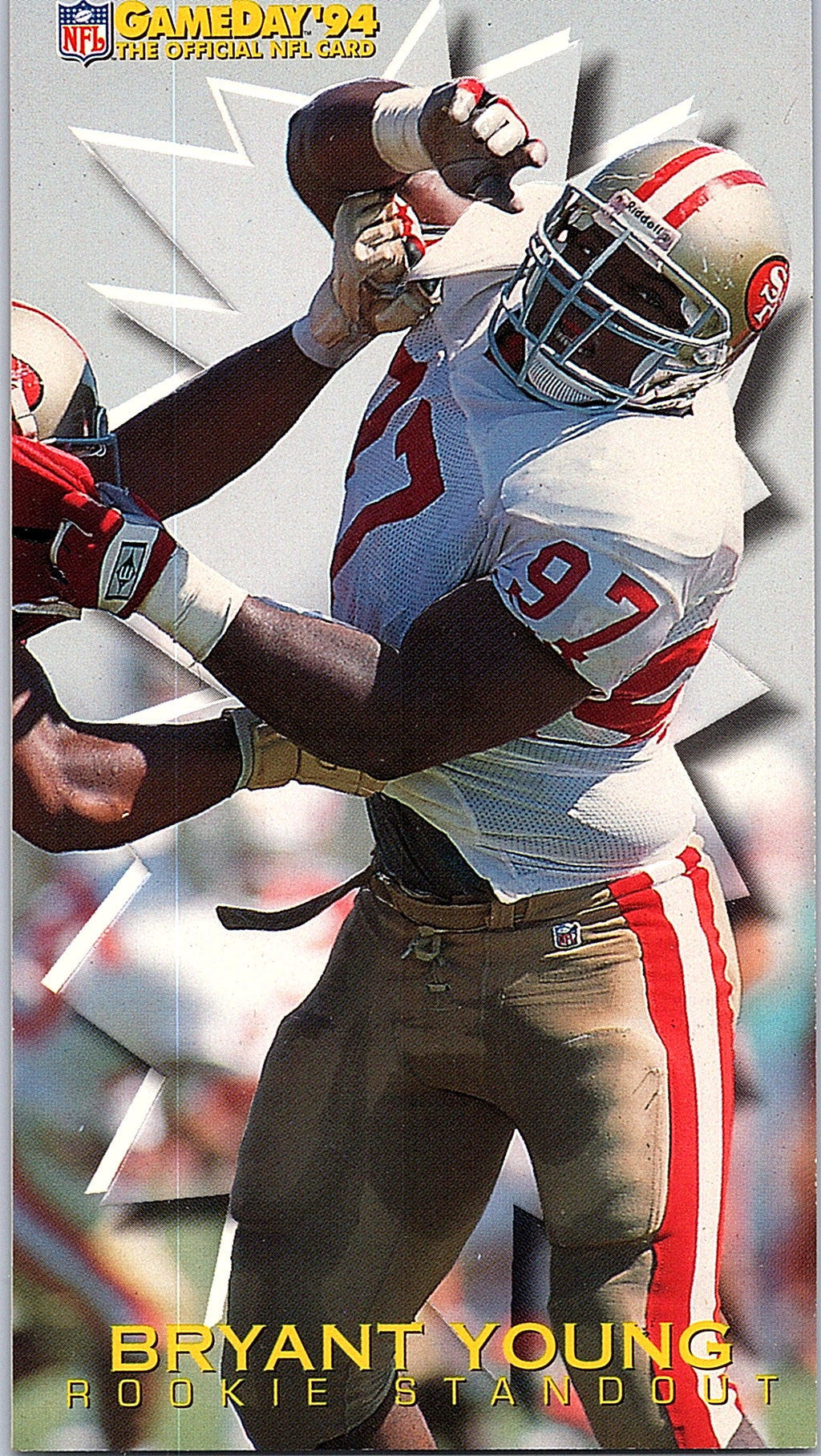 1994 GameDay #16 Bryant Young Rookie Standouts