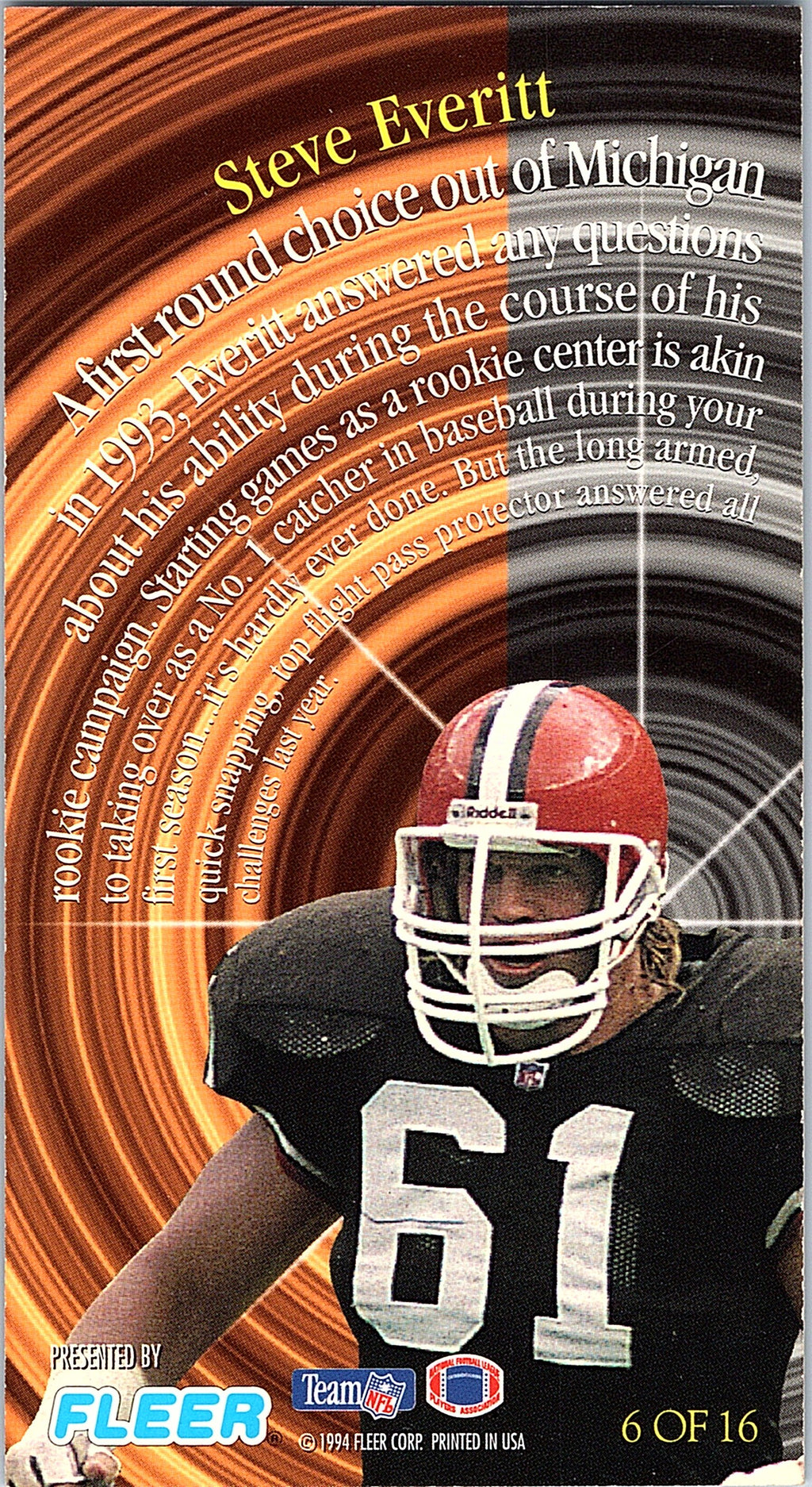 1994 GameDay #6 Steve Everitt Second Year Stars