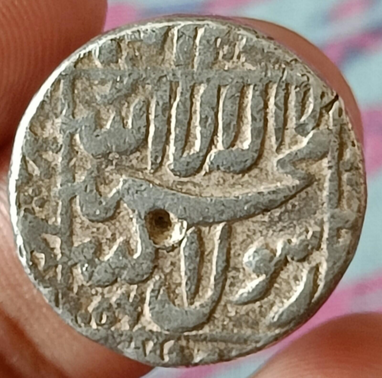 #G16#Mediaeval India MUGHAL SAHAZAHAN silver rupee 1628-1658AD Akbarabad  Mint