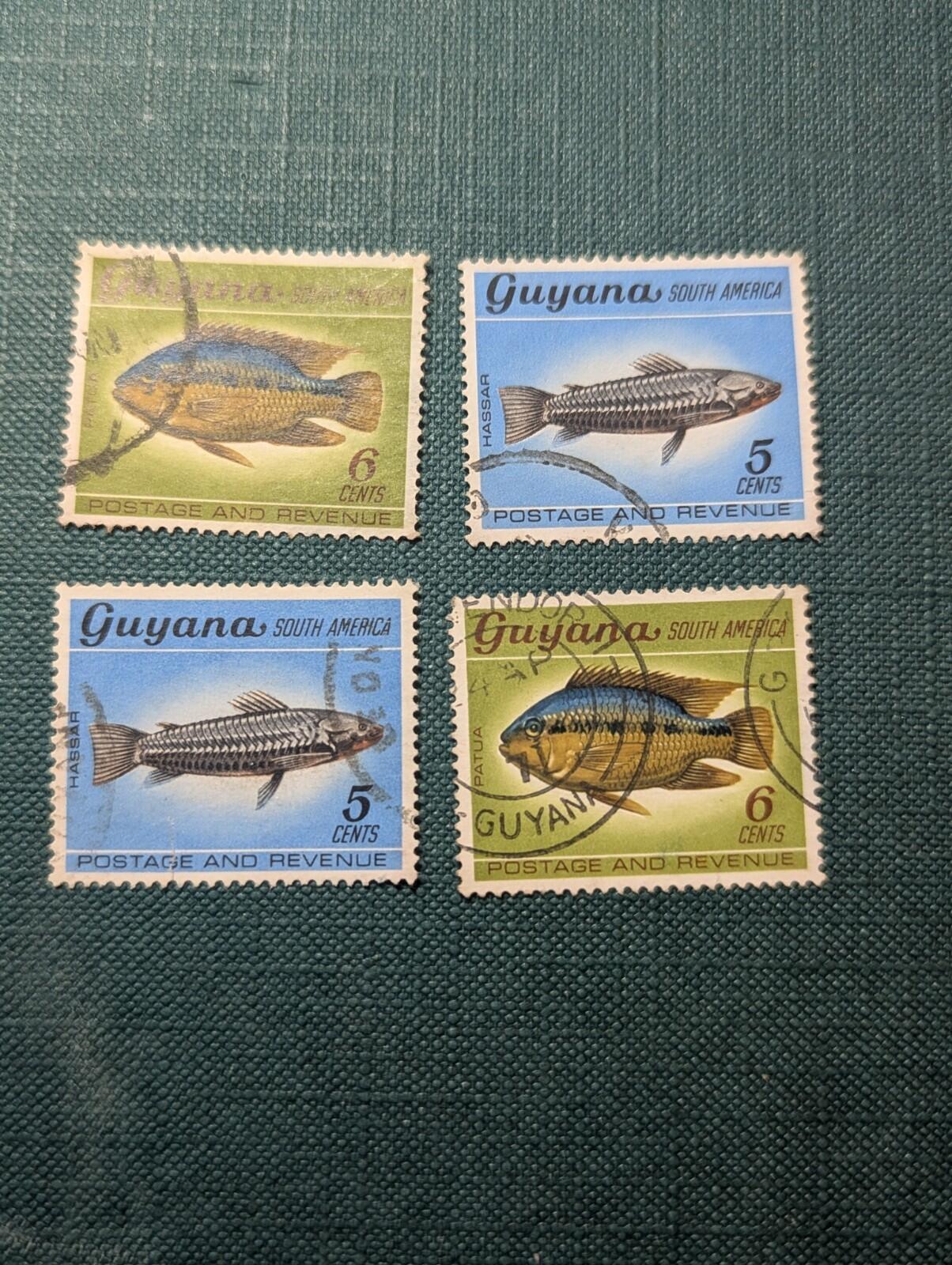 Guiana Fish Patlia stamp 1977