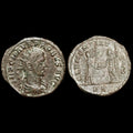 Roman Imperial Probus CLEMENTIA TEMP π XXI Silvered Bronze Antoninianus