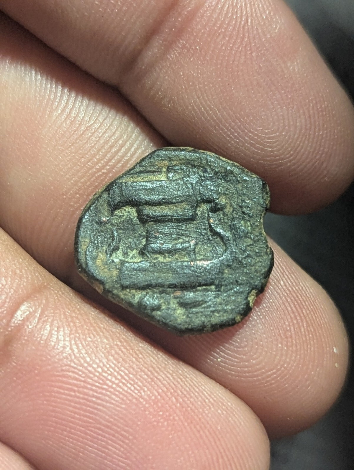 271-356AD INDIA Authentic Ancient KUSHANO SASSAN Kingdom Greek Coin