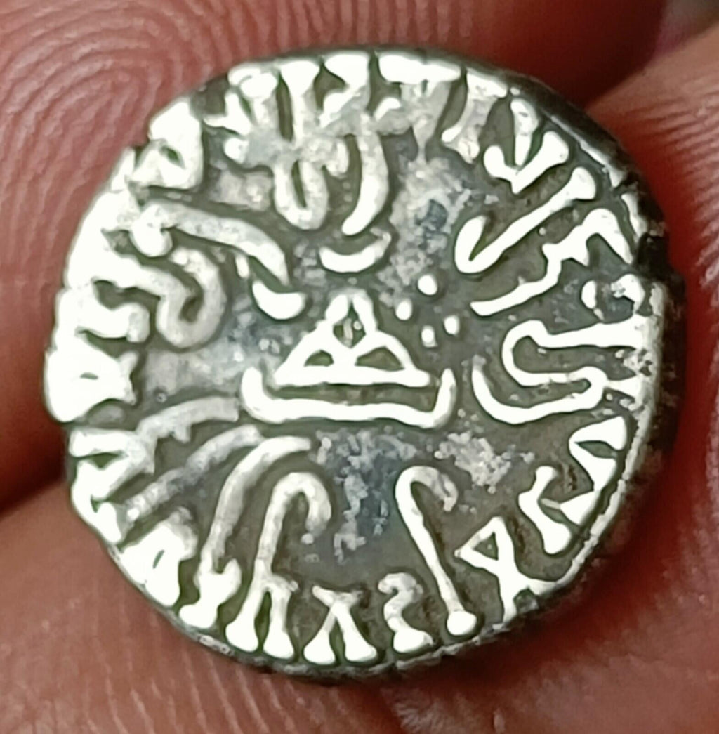 #AB42#India SILVER coin of VISHAB sena Western Kshatrapas.Indo-Scythian rulers