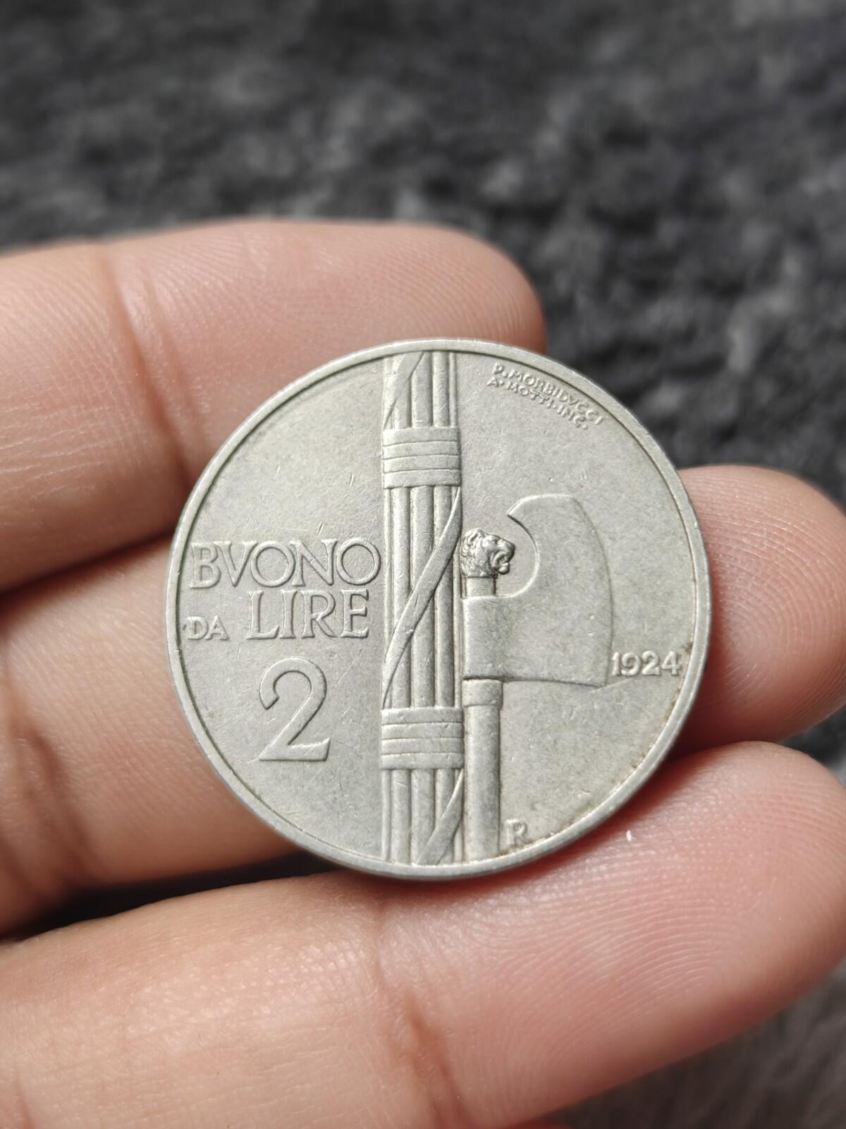 1924 ITALIE 2 LIRES - Excellente pièce non circulée