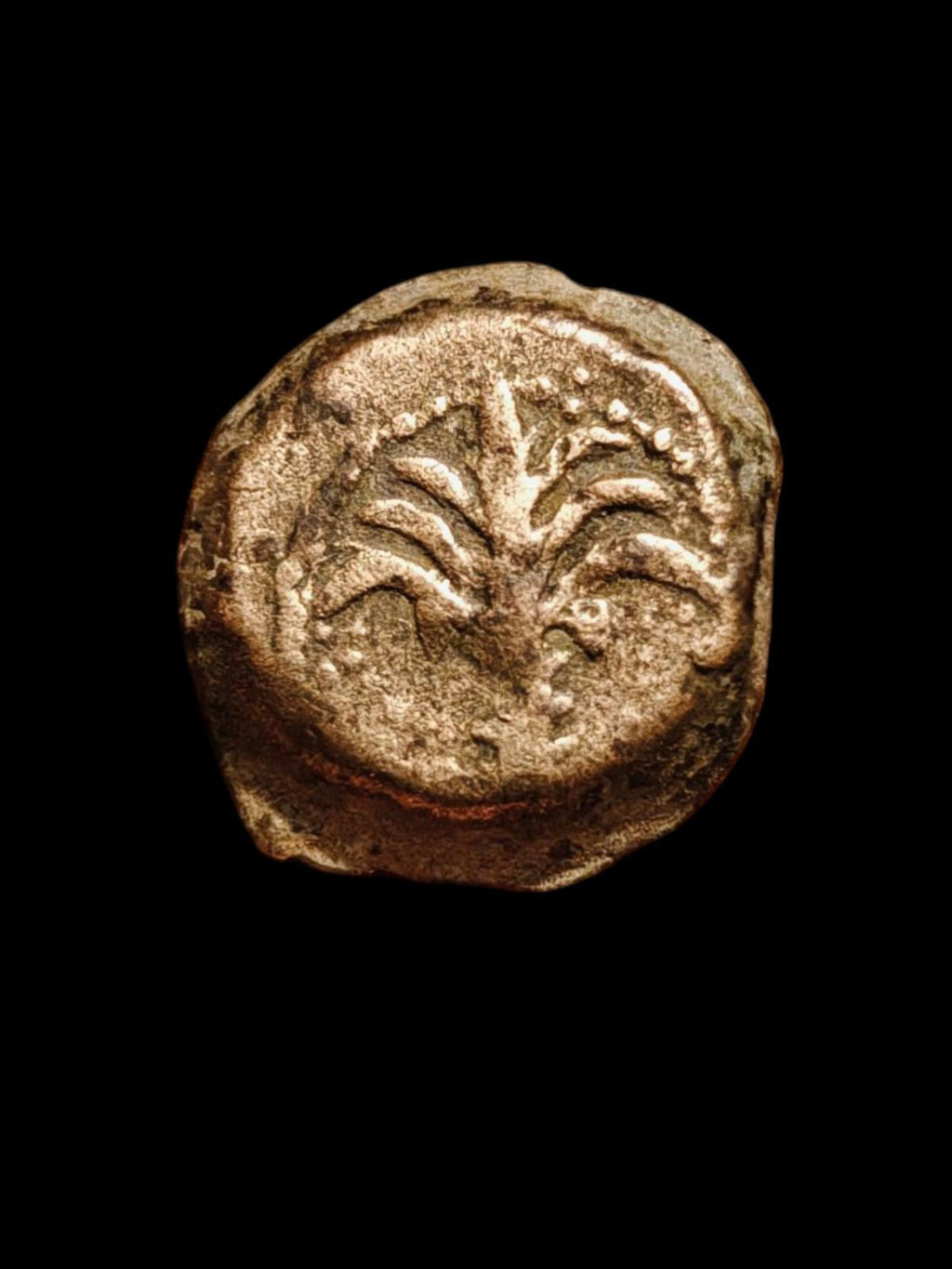 PHOENICIA, Tyre Bust Of Melqart Palm Tree Rare