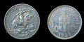 1928 Portugal 10 Escudos - BU .835 Silver Coin - Battle Of Ourique