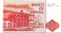 SPAIN 2000 PESETAS 1980 x 1 Pcs PRE EURO RAMON JIMENEZ UNC CURRENCY NOTE