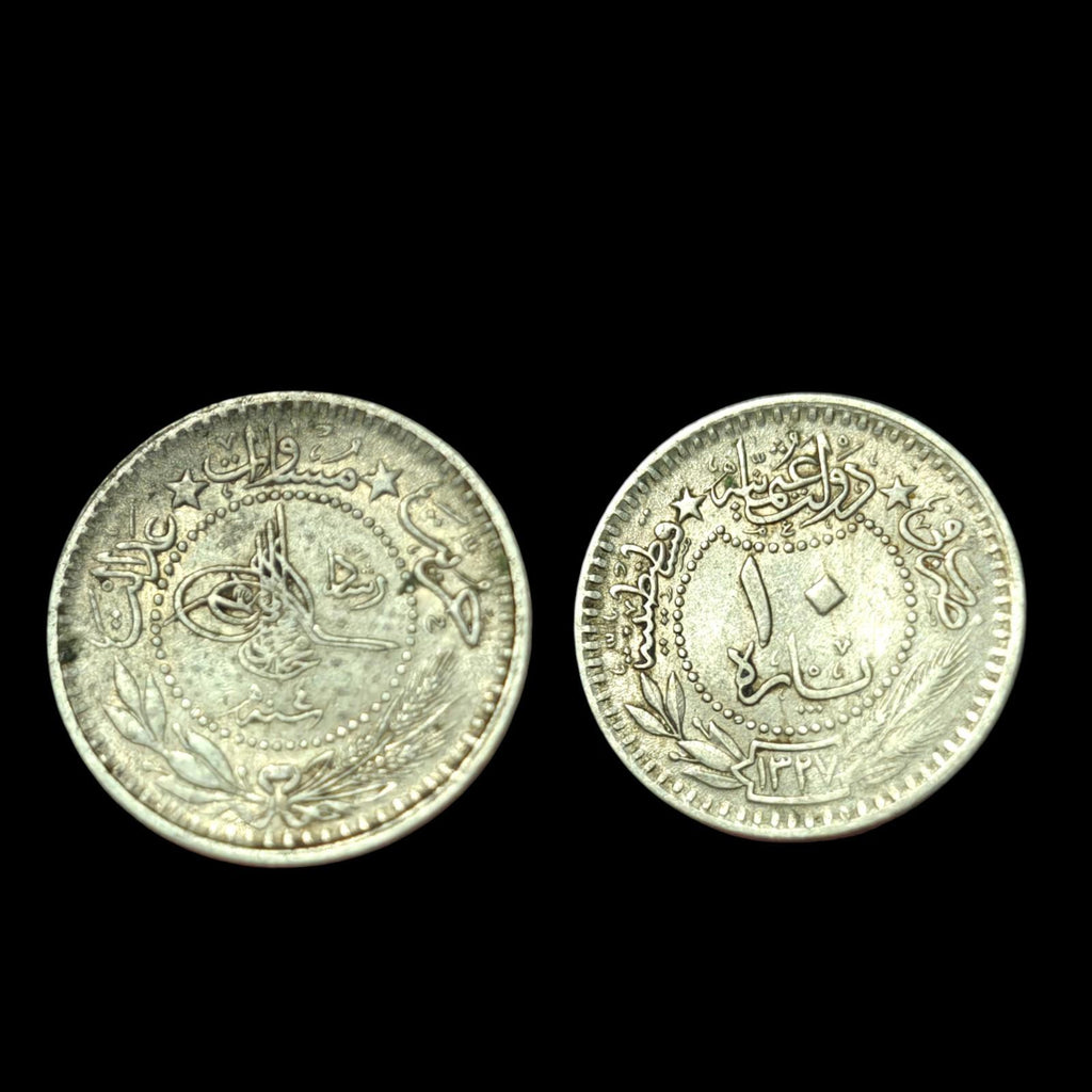 TURQUIE OTTOMANE. 10 PARA, 1911. MEHMET V. 1909-1918.