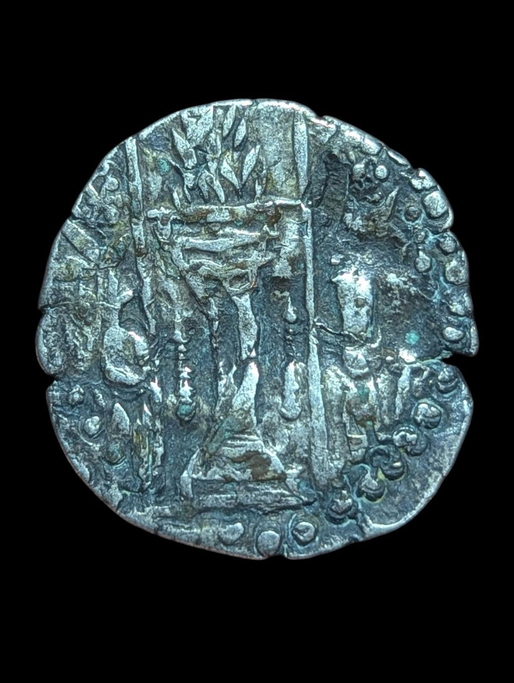 HUNNIC TRIBES or Nezak Huns Nezak Shah 500AD ANCIENT Drachm Coin Rare 🥈 Silver*