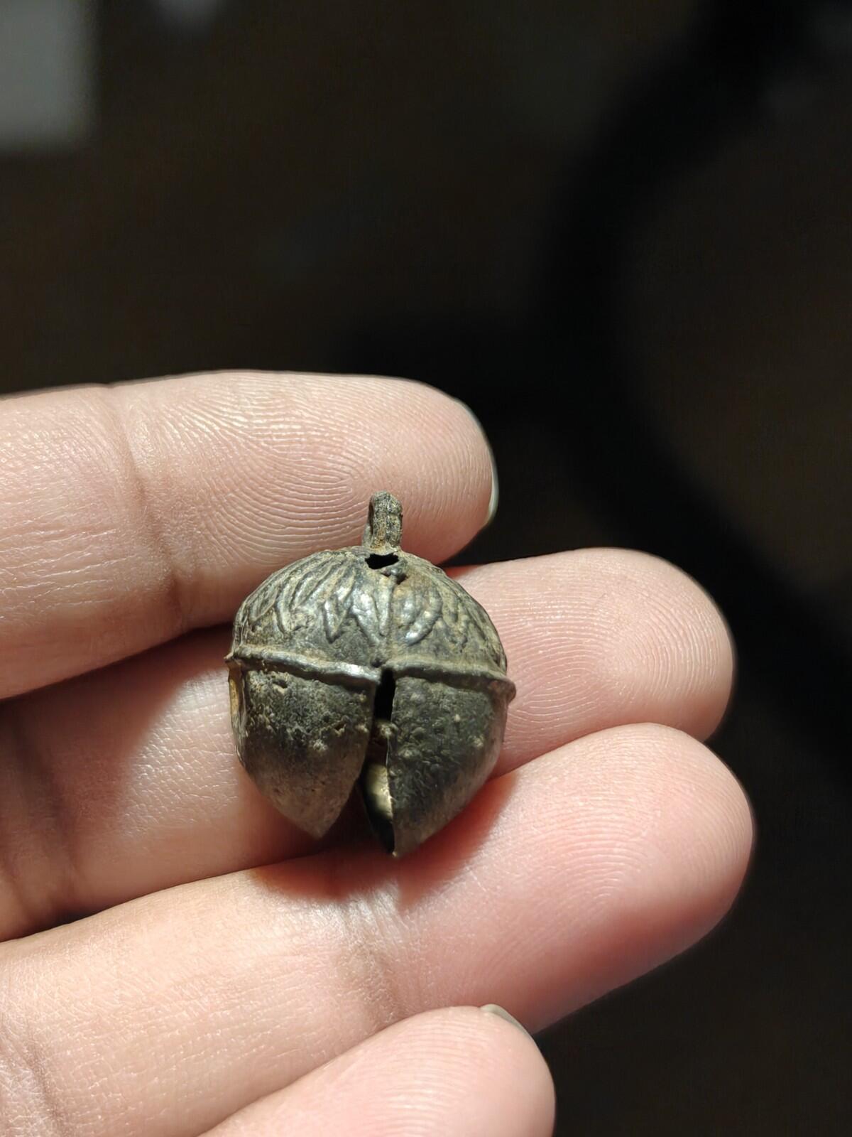 ANCIENT ROMAN BRONZE BELL AMULET 2000+ Years Old Circa 1st To 3rd Ad