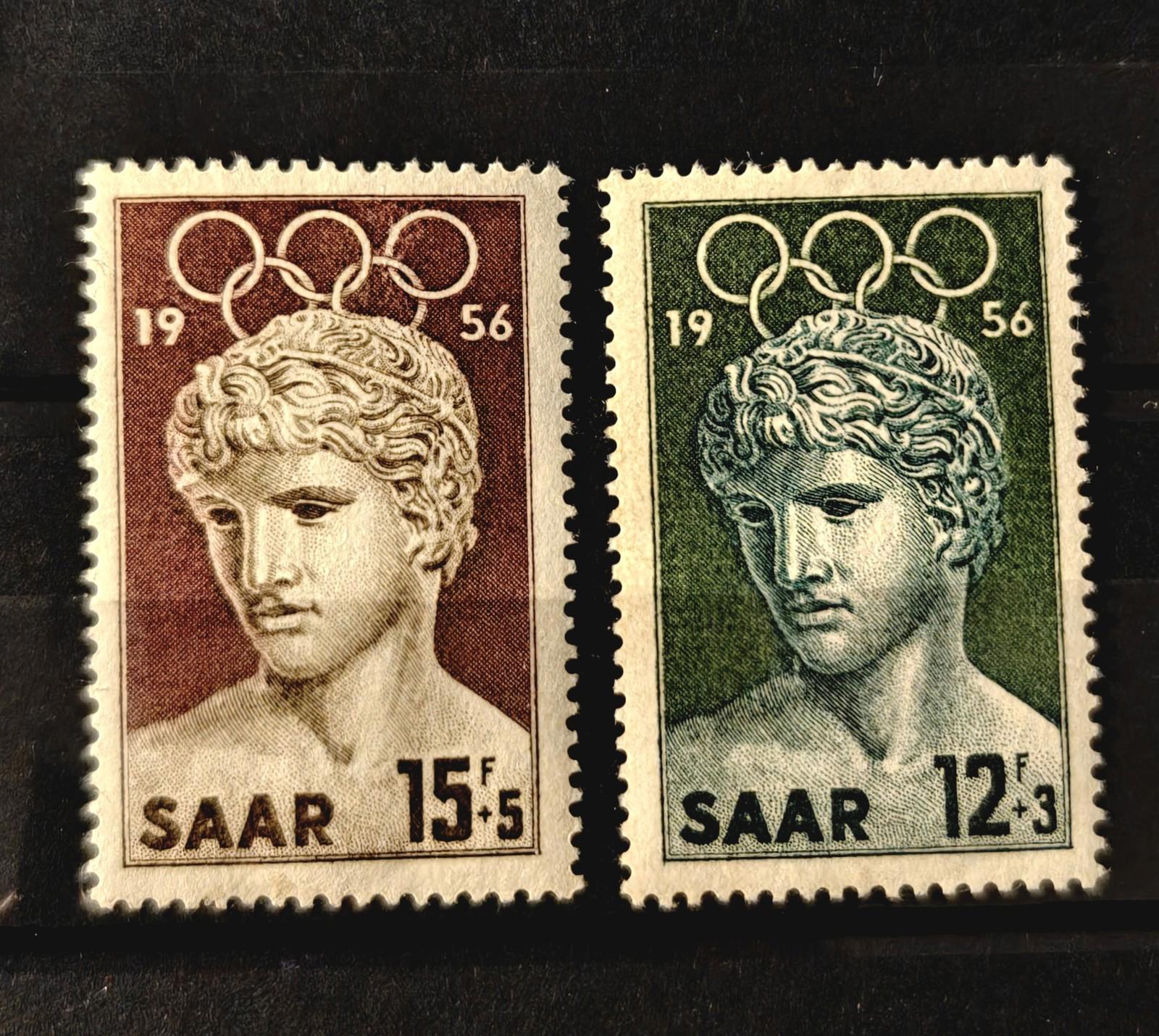Saar - Melbourne Olympic Games MNH Set 1956