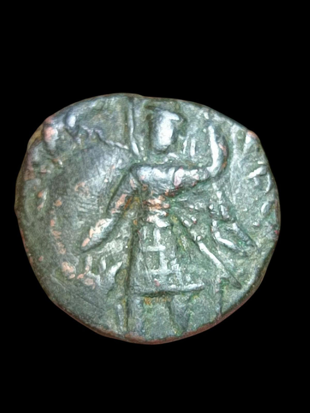 Greek. India. Kushan Empire. Vasudeva I AD 191-230 Tetradrachm Museum Quality