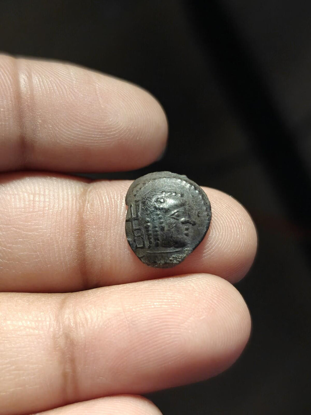 Arabia Felix Hymarite 1/2 Denarius 50-100 AD under Amdan Bayyin Amdan Yehuqbidh