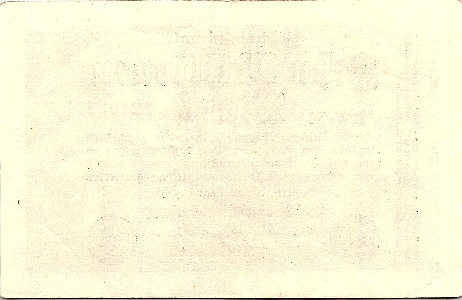 Germany 1923 Bill Of 10,000,000 Mark Better Grade Hyper Inflation WWI