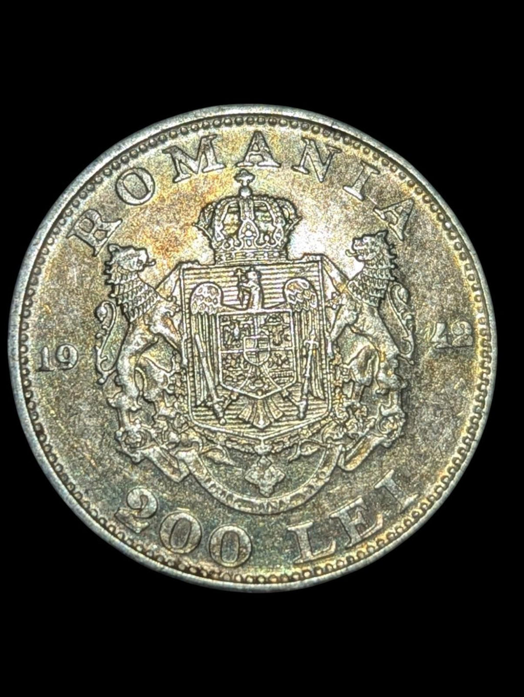 Roumanie 1942 200 Lei Michel I Qualité Époustouflante Ton Naturel