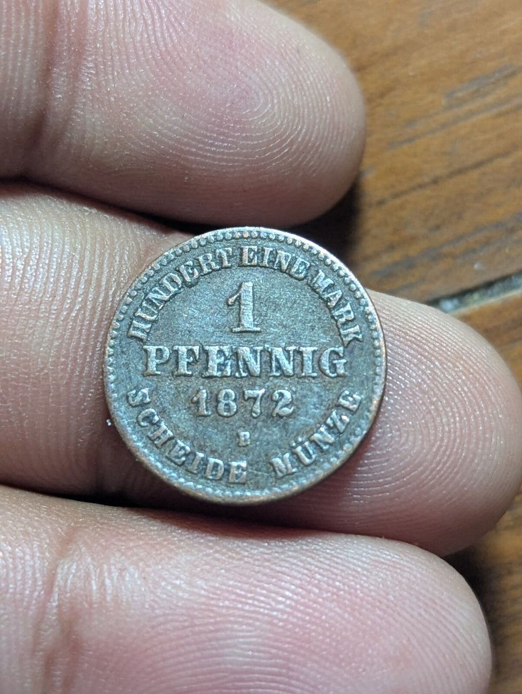 GERMANY Mecklenburg - Schwerin 2 Pfennig 1872B Friedrich Franz II