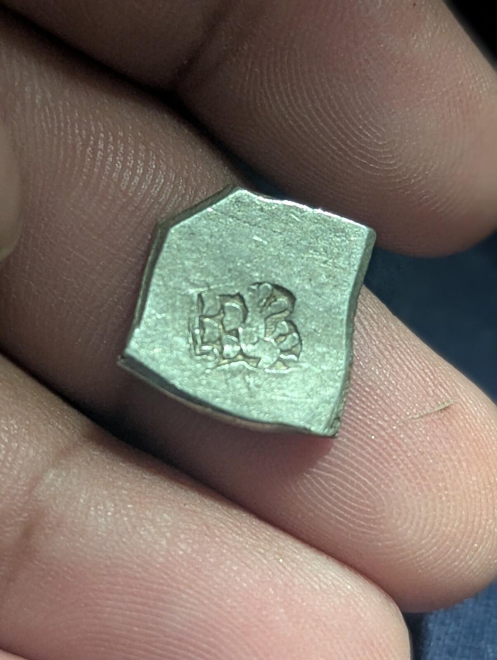 India Bengal INDUS Valley Mayuriyan Punch silver Coin 300 BC 🦜 PARROT Symbol