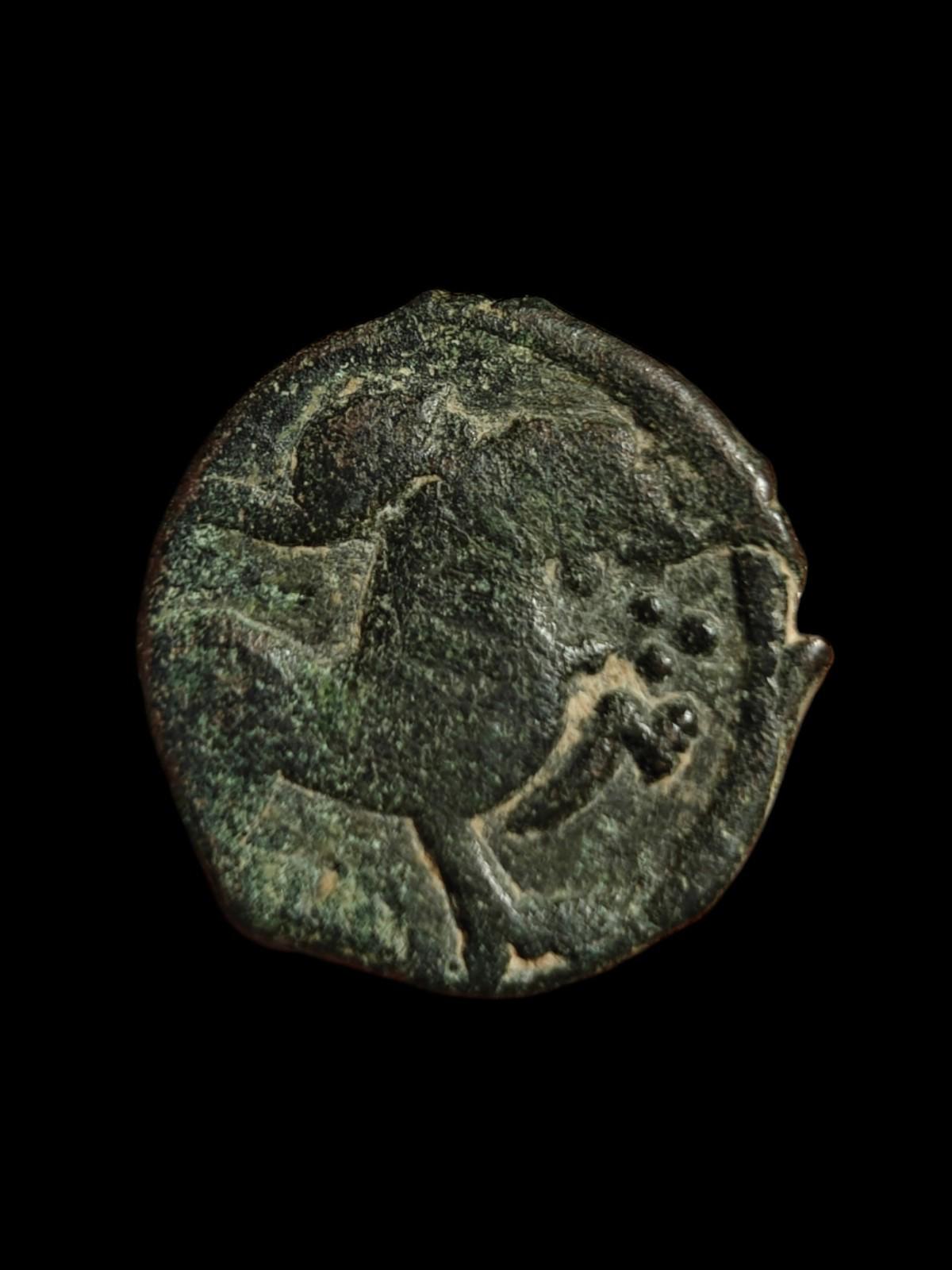 Rare, de haute qualité, Shahi d'Ohind, Vakka Deva, jital en bronze, v. 870-1000 AD.