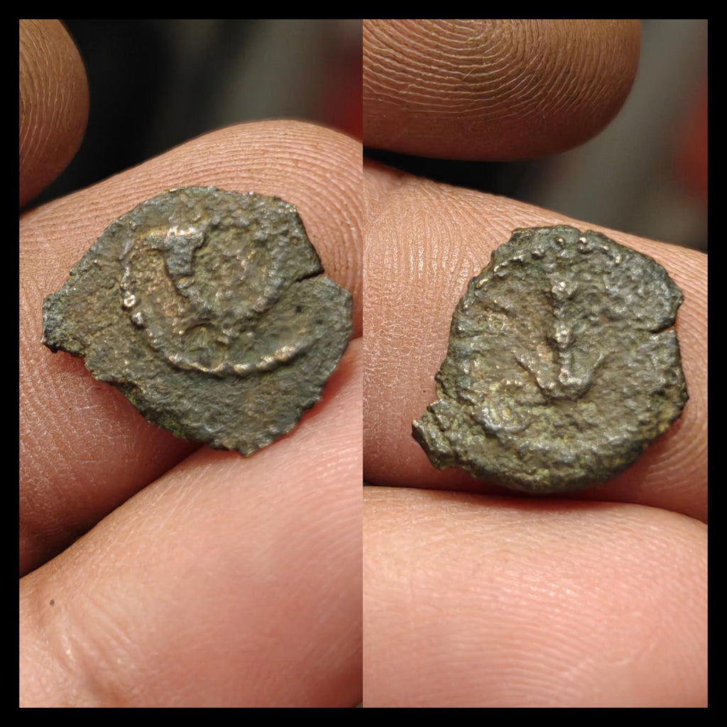 Judaea, Herod I the Great; 40-4 BCE, Prutah, 1.60g. Hendin-6219. Jerusalem Coin#