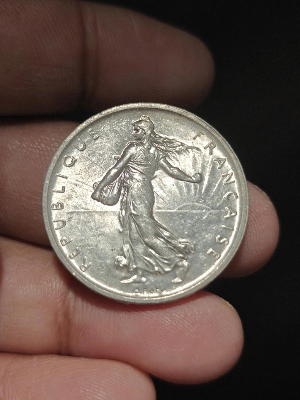 1960 FRANCE Grande pièce de 5 francs en argent avec La Semeuse4#