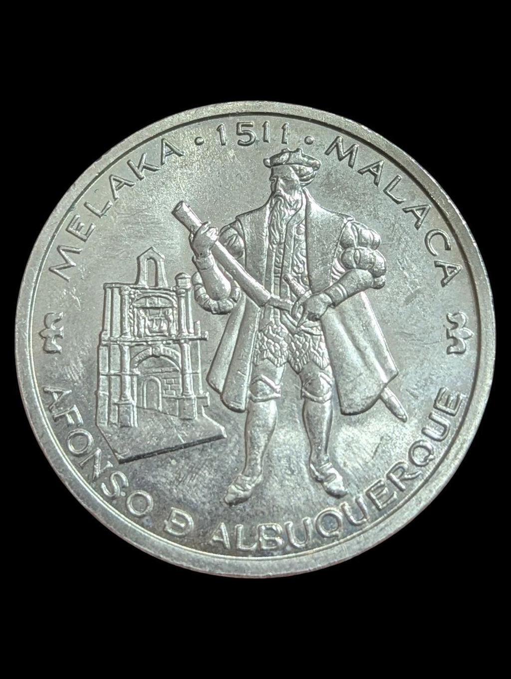 葡萄牙，1995年200埃斯库多纪念币，阿方索·德·阿尔布开克，UNC