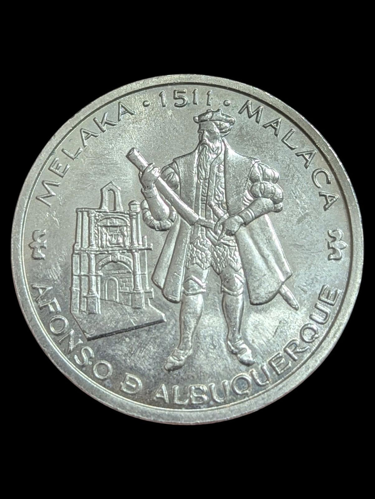 葡萄牙，1995年200埃斯库多纪念币，阿方索·德·阿尔布开克，UNC