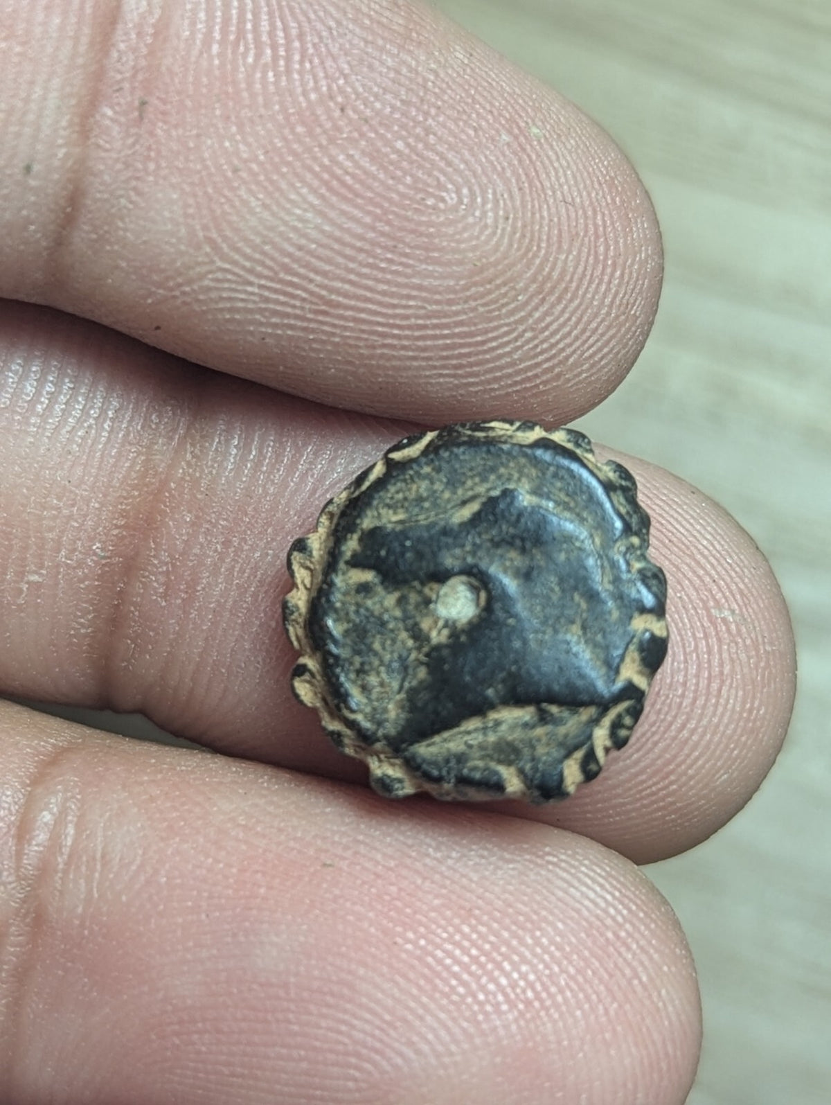 塞琉古王国，青铜17。德米特里一世·索特，公元前162-150年。马和象头。
