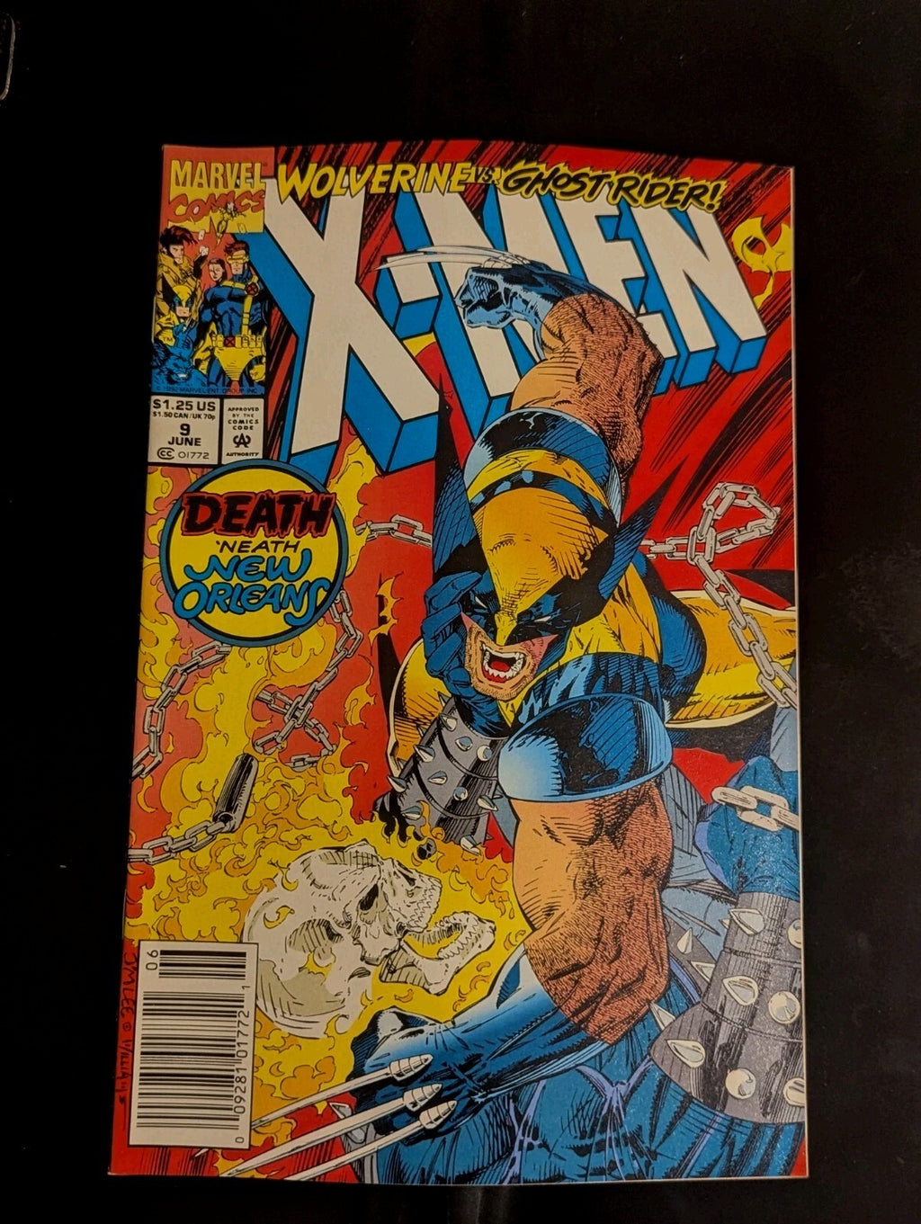 X-Men #9 NM Marvel 1992 Death 'Neath New Orleans Near Mint