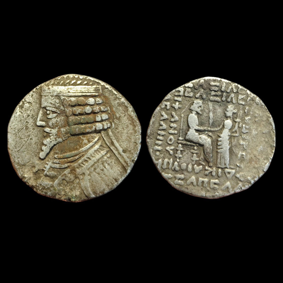 ROYAUME PARTHE, PHRAATE IV (VERS 38-2 AV. J.-C.) Tétradrachme en argent Frappé à Tigris
