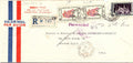Cambodia Vintage Registered Airmail Cover Phnom Penh to New York USA