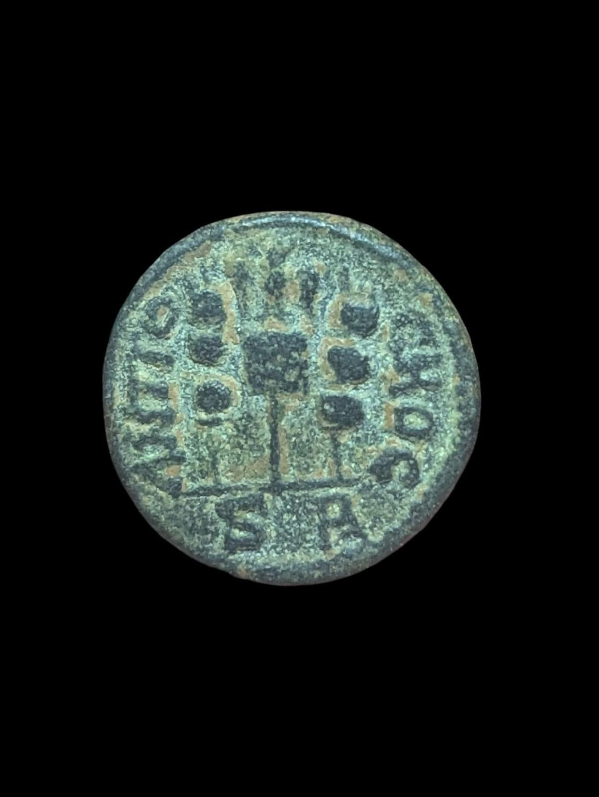 VALERIAN I Senior 253AD Antioch in Pisidia Legionary Eagle Roman Coin