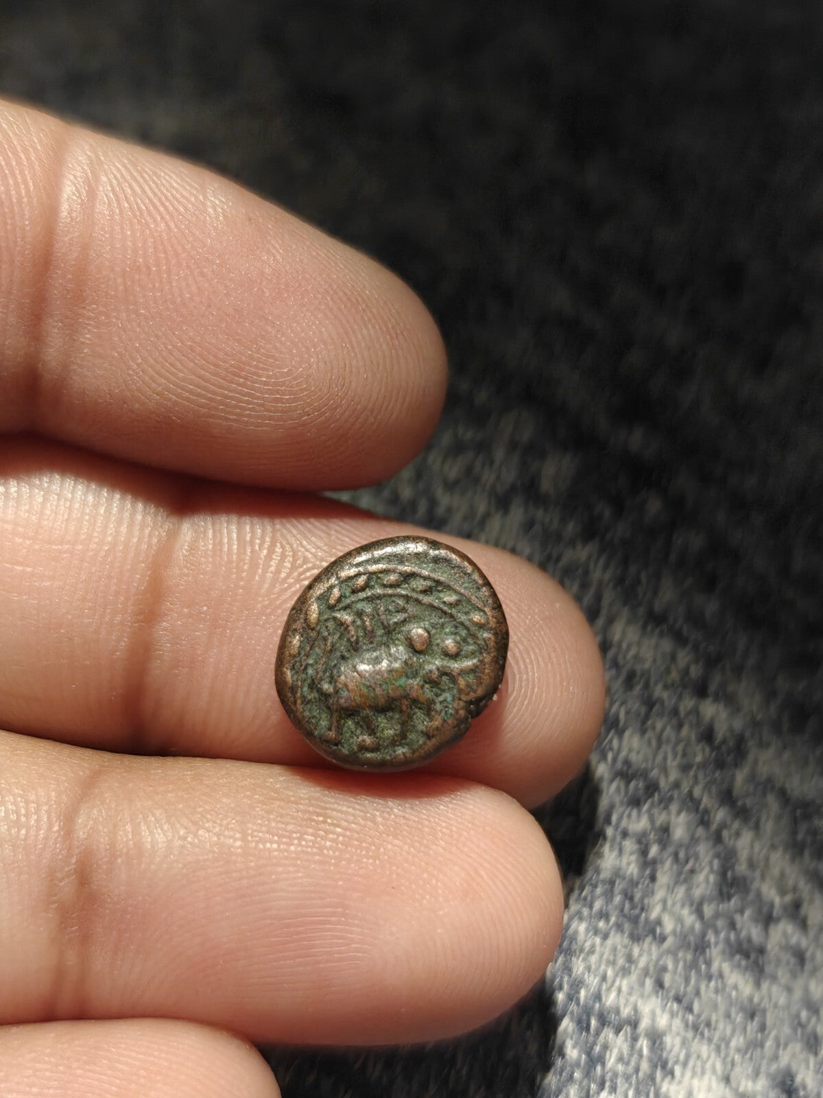 Inde TIPU SULTAN Cuivre 1/4 PAISA qualité WOW ATELIER DE PATHAN !