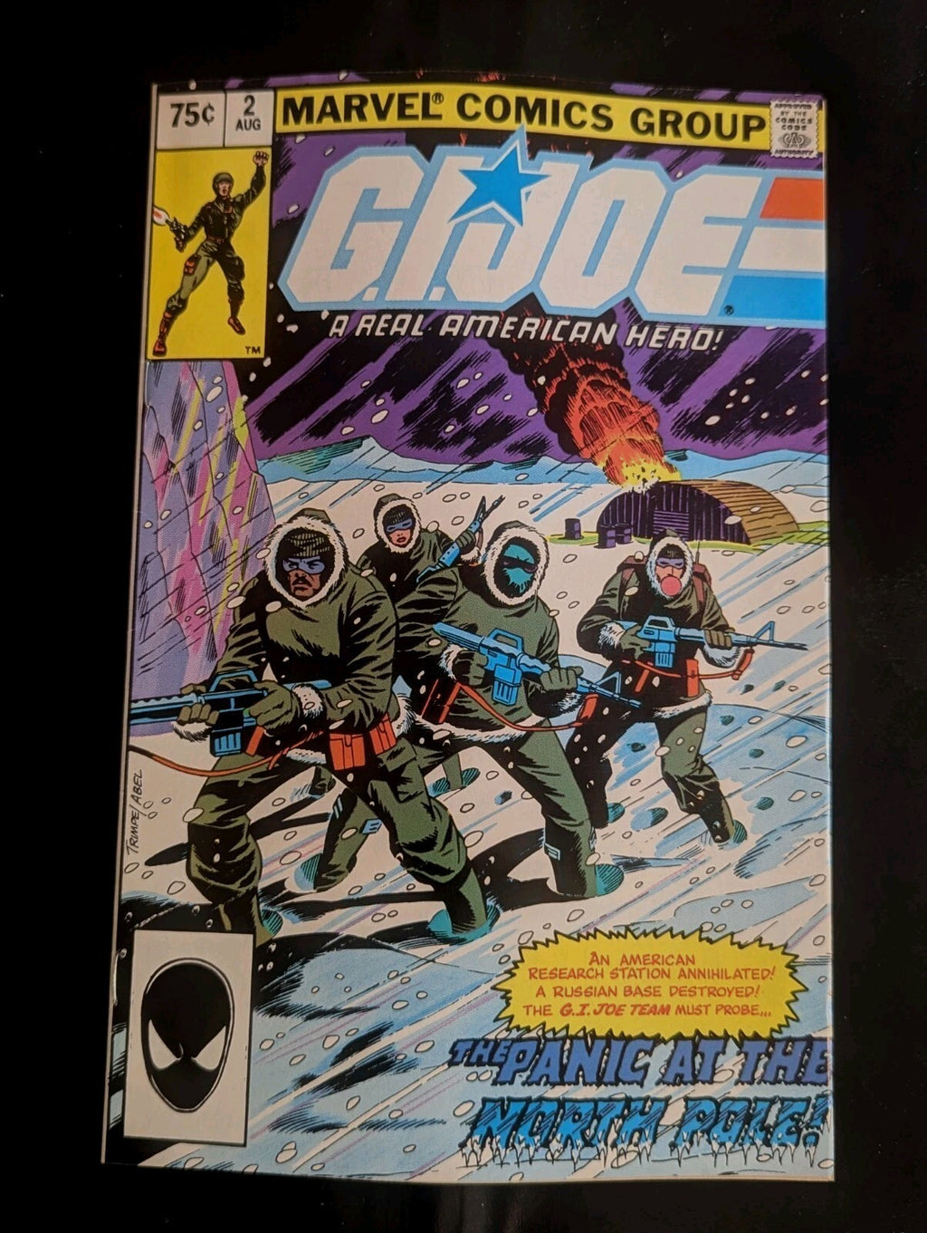 g.i. joe a real american hero #2 Marvel Comic Book 1984 Mint Condition