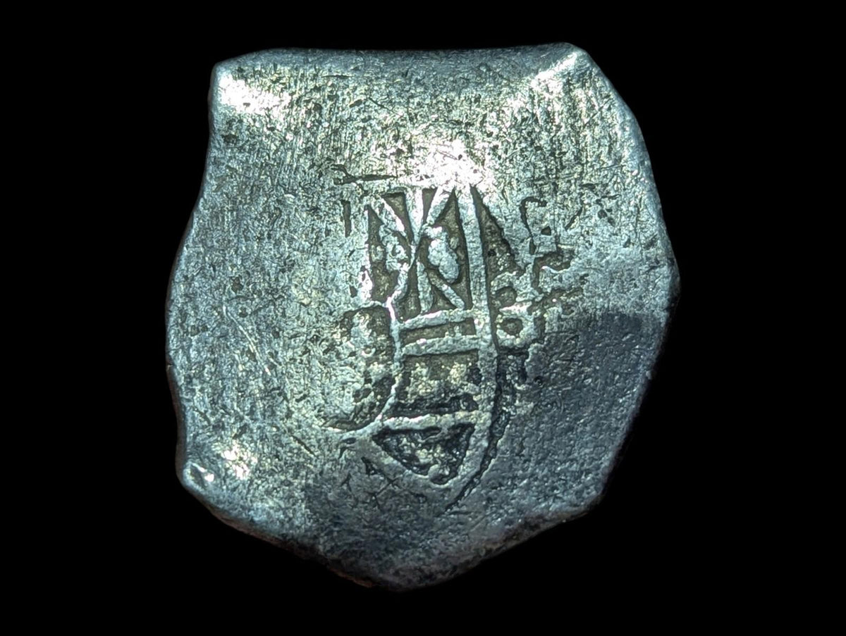 Pirate Cob Spanish colonial Mexico 8 Reales 1711 -1728 Rare, 26.8 G*"