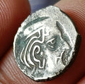 #AB60#India SILVER coin of VIJAY sena Western Kshatrapas.Indo-Scythian rulers