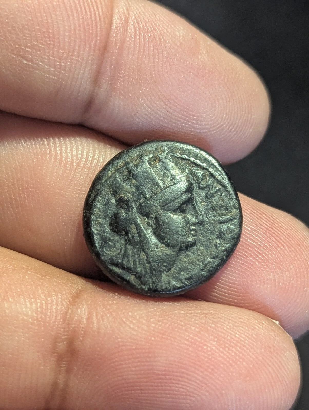 Ancient Roman Time Of NERO 54AD Antioch TYCHE RAM Star Of David* Rare