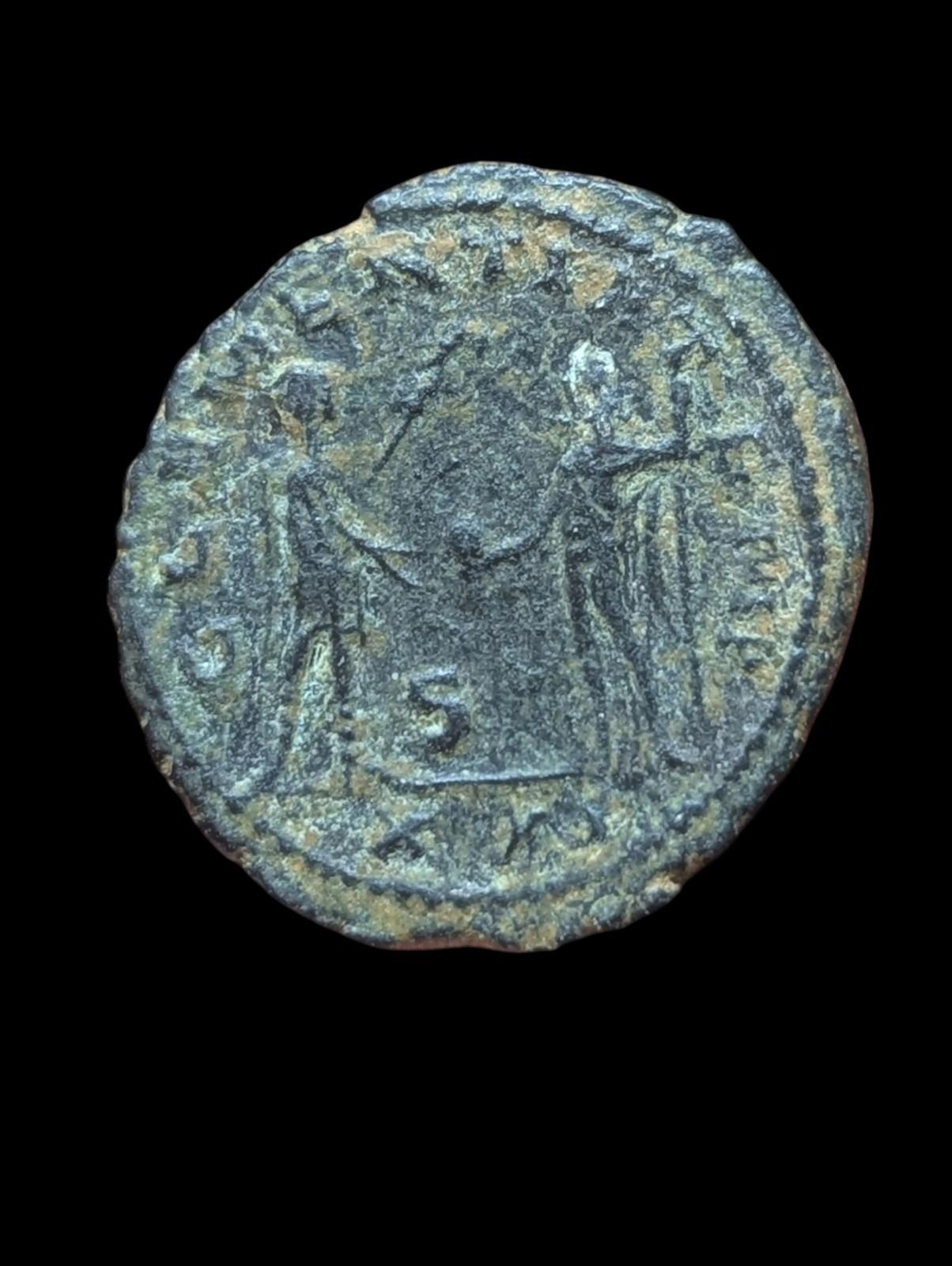 Antoninianus romain impérial Probus CLEMENTIA TEMP π XXI en bronze argenté, 3,7 g