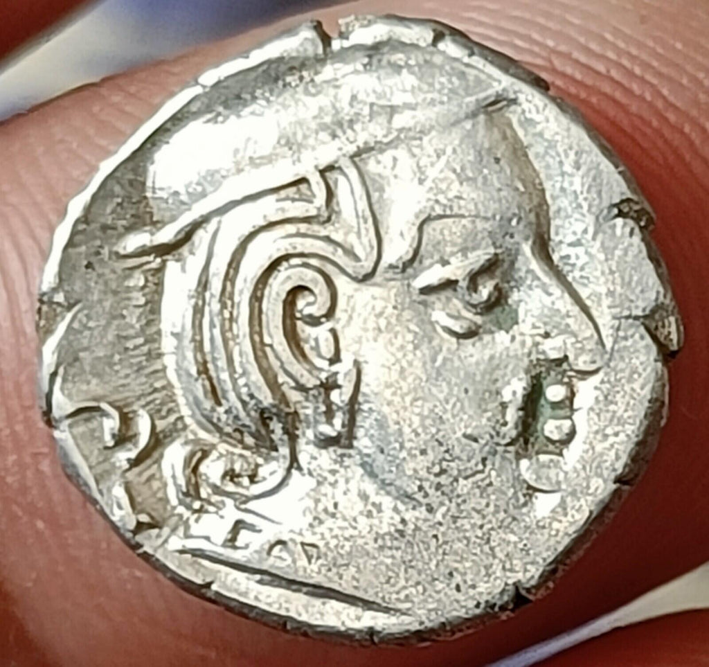 #AB11#India SILVER coin of Rudra sena Western Kshatrapas.Indo-Scythian rulers