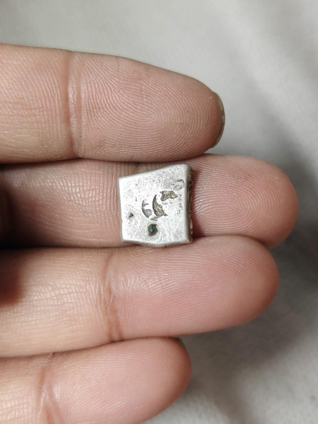 Magadh Silver Coin Ancient Punch Mark 400 BC Mauryan Dynasty India