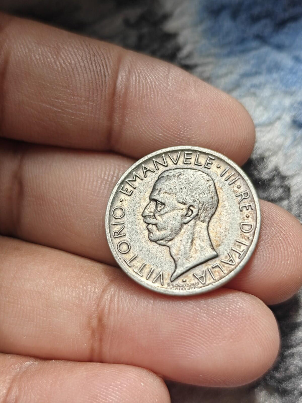 ITALY 5 Lire 1929 R - Silver 0.835 - Vittorio Emanuele III Uncirculated.