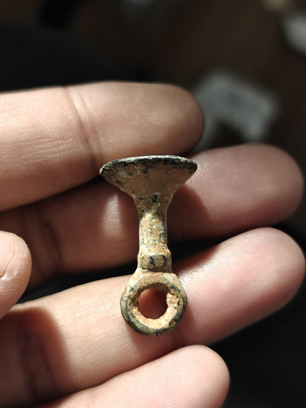 Rare Ancient Islamic Bronze Royal Wax Seal Document Stamp