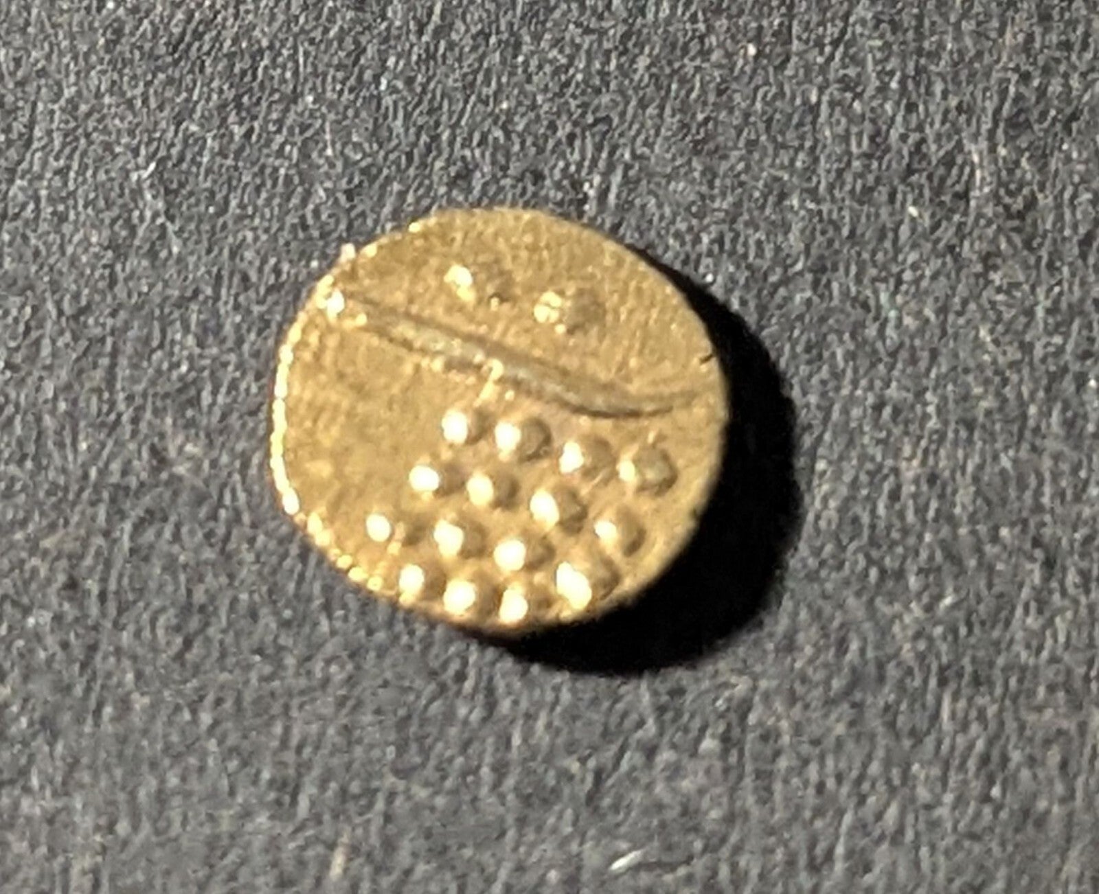 South India, Tavancore Veera Raya Type  Gold Fanam Rare