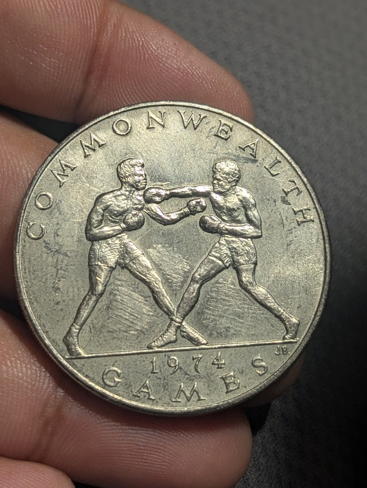 Samoa - Pièce - 1 Tala 1974 - X Jeux du Commonwealth - Boxeur - Cuivre Nickel