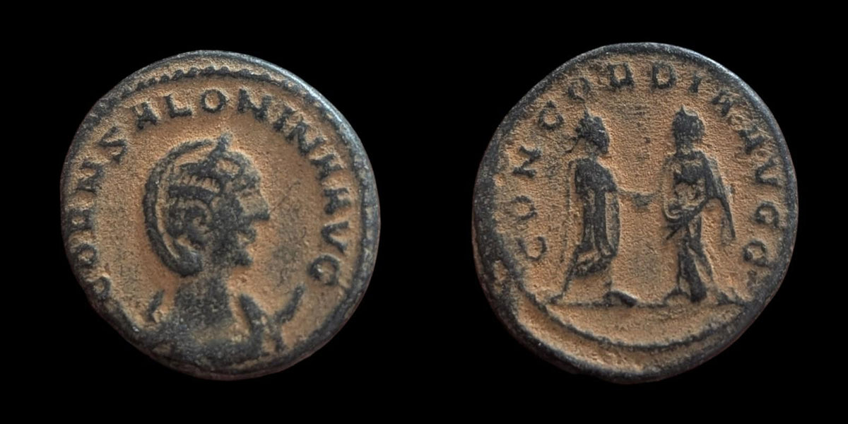 Salonina Antoninianus CONCORDIA AVGG 266 A.D