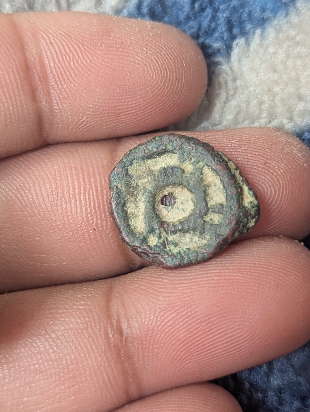 Pre Islamic Central East Sogdian Cash small bronze cash, Tukhus Cash