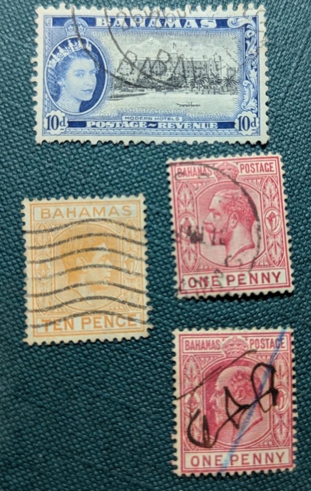 Stamp North America Bahamas  Collection Of Better Stamps Around 1901-1920