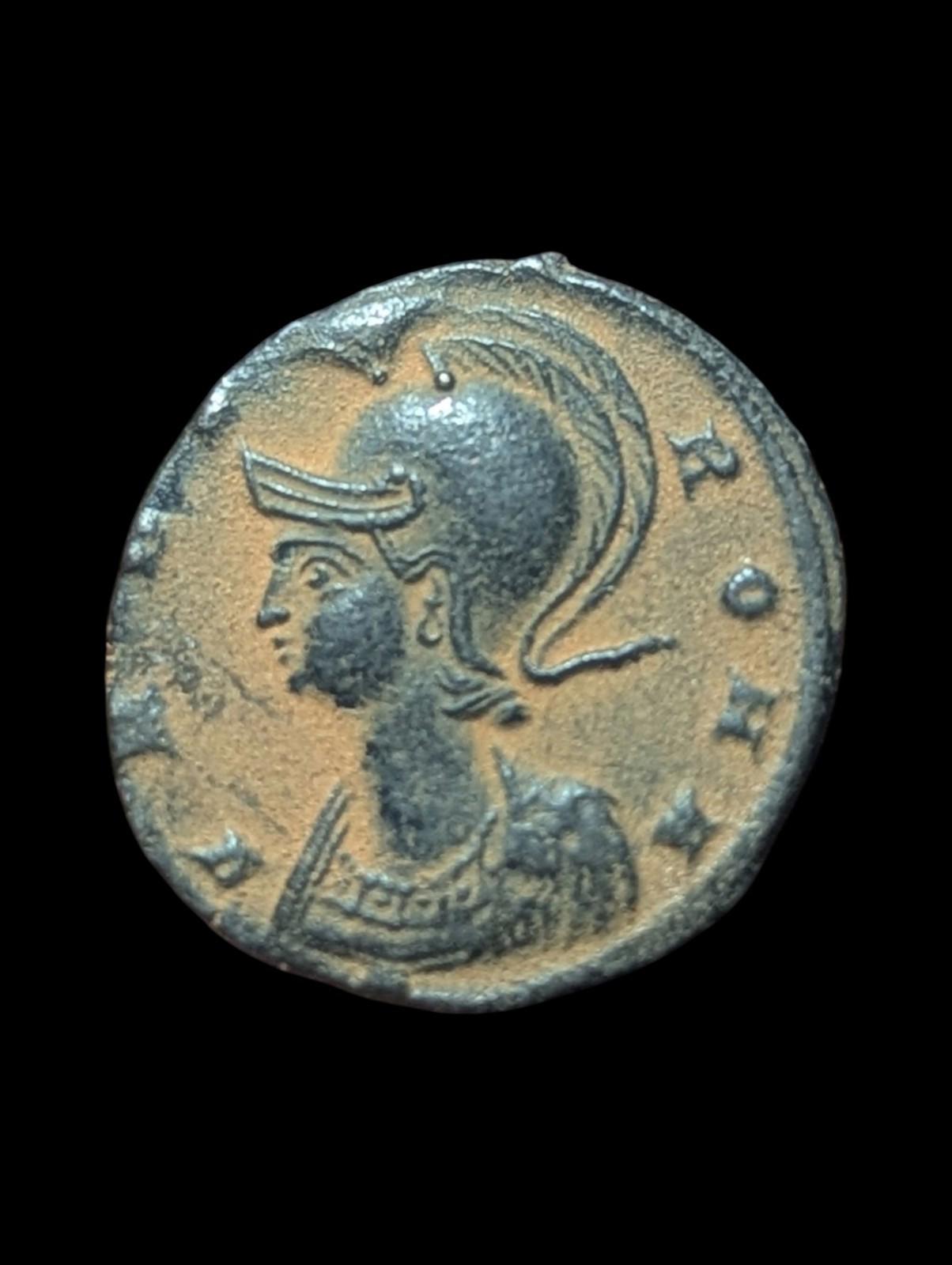 Jumelles Louves URBS Déesse Rome Constantin le Grand Pièce de Monnaie Romaine Commémorative